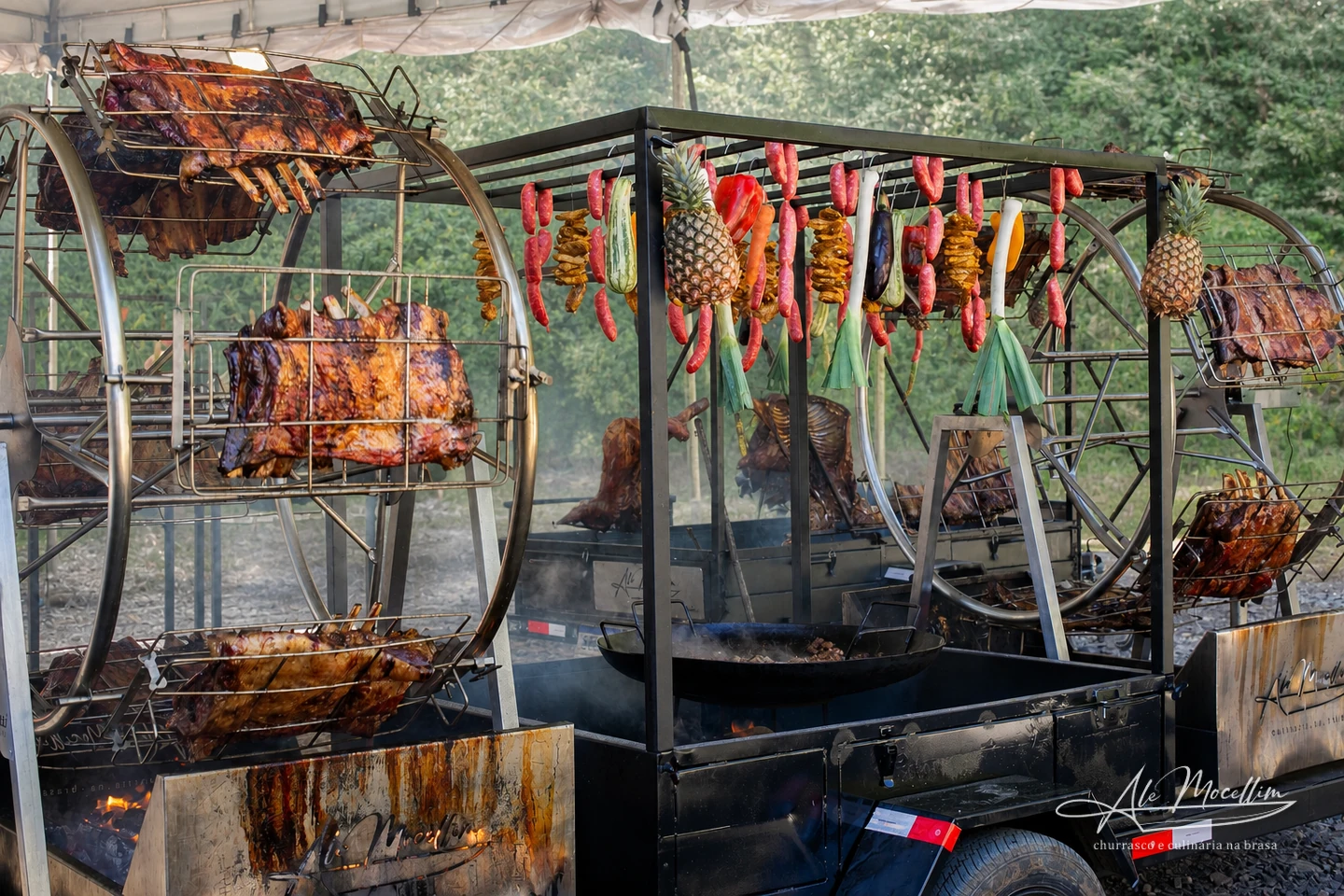 Estrutura de Fogo de Chão de Ale Mocellim
