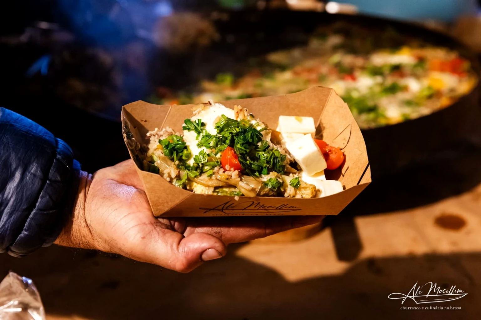 Finger Foods servidos em barquinha individual